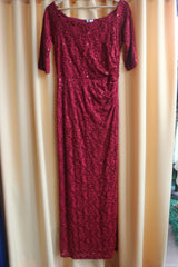 Vestido Neferet - Bordó